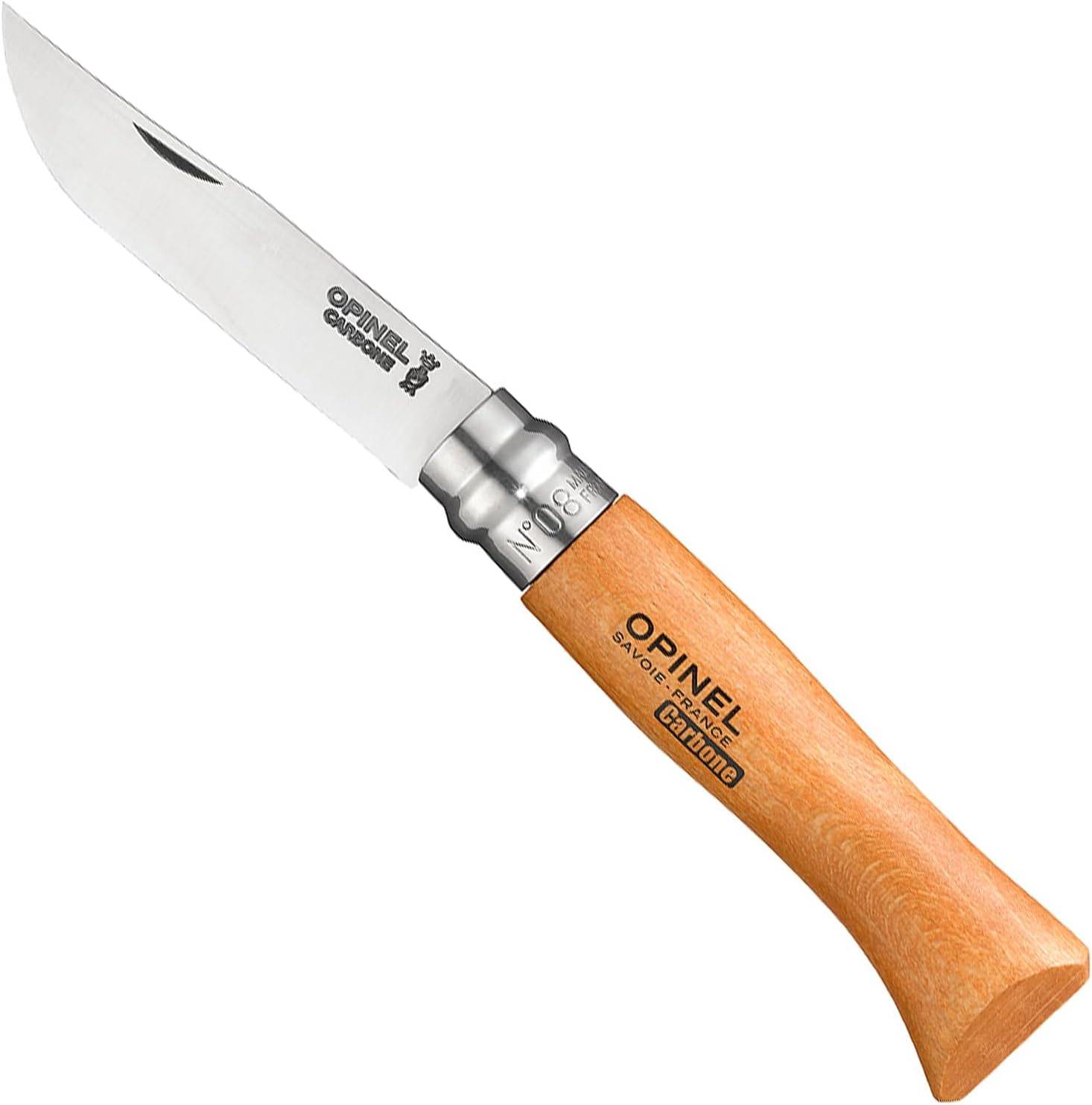 Opinel No. 08 Carbone Folding Knife