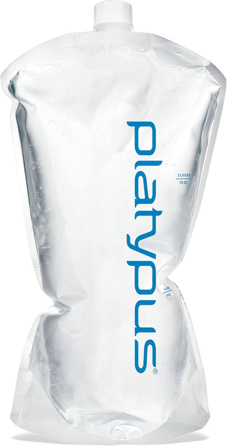 Platypus Platy 2-Liter Ultralight Collapsible Backpacking Water Bottle