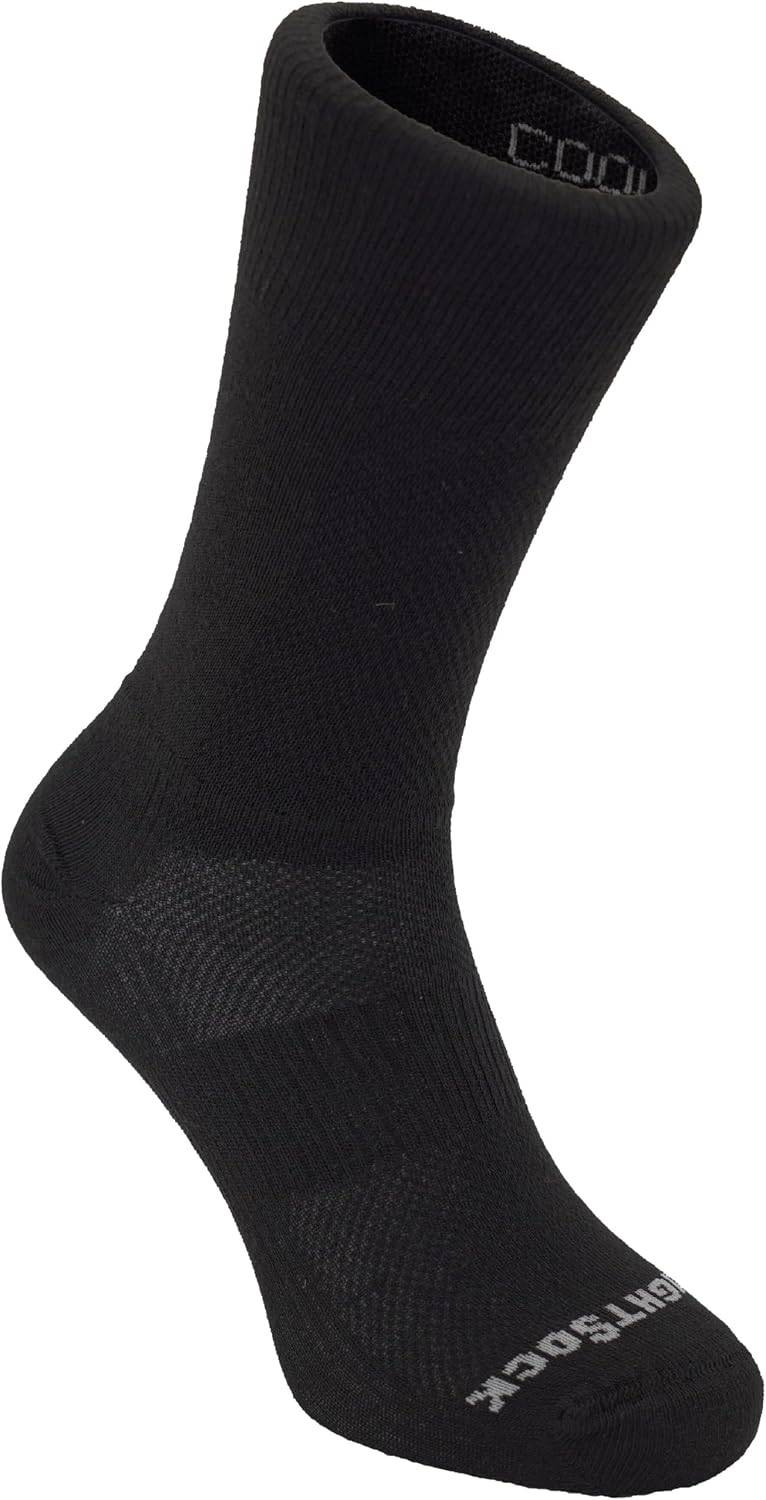 Wrightsock CoolMesh II Crew Running Socks for Men and Women – Eco-Friendly